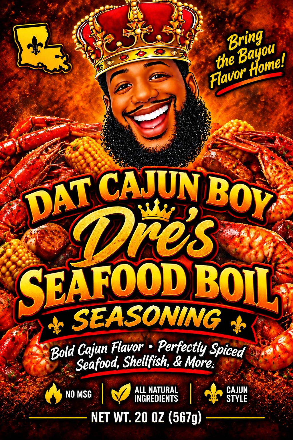 Seafood Boil Seasoning 20 oz